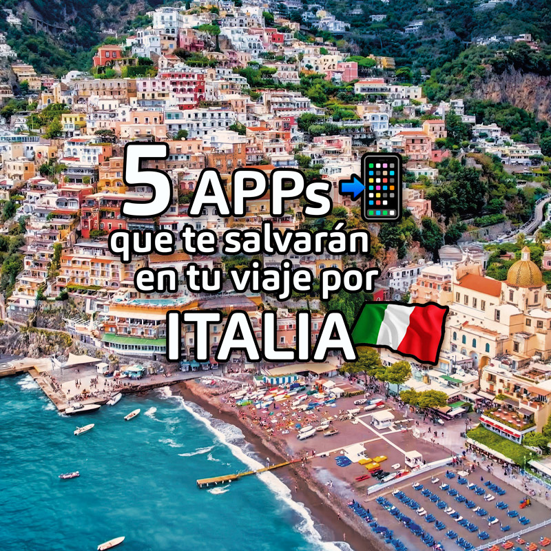 5 Apps que te salvarán en tu viaje por Italia