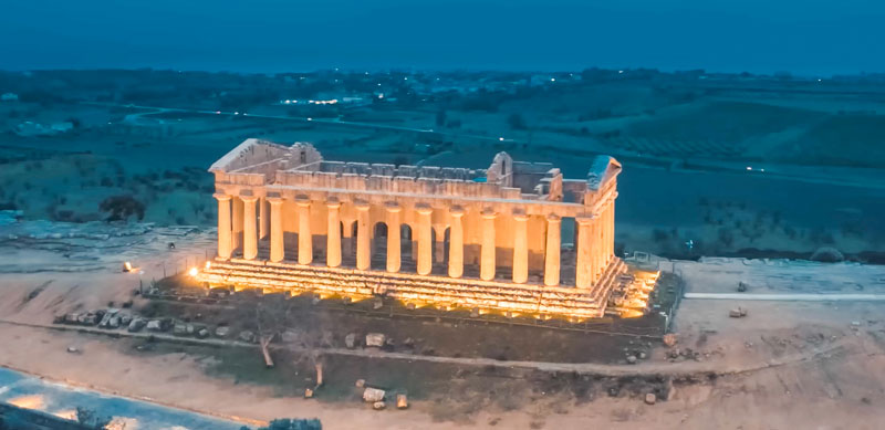 Valle de los Templos en Agrigento
