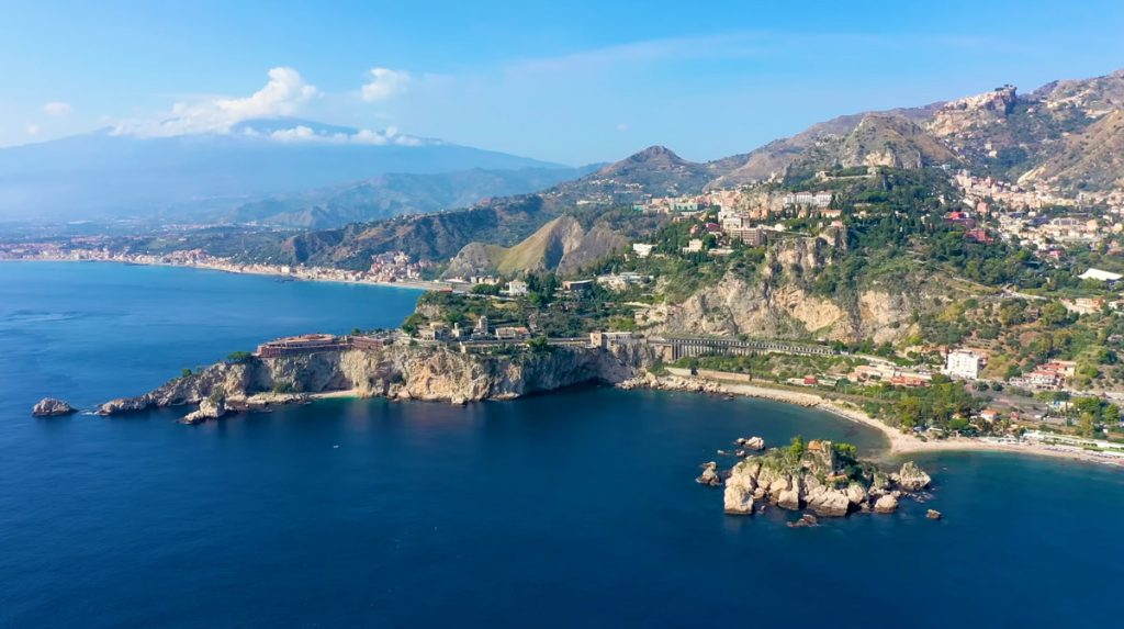 vistas panorámicas de Taormina