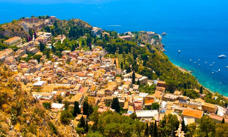 vistas panorámicas de Taormina