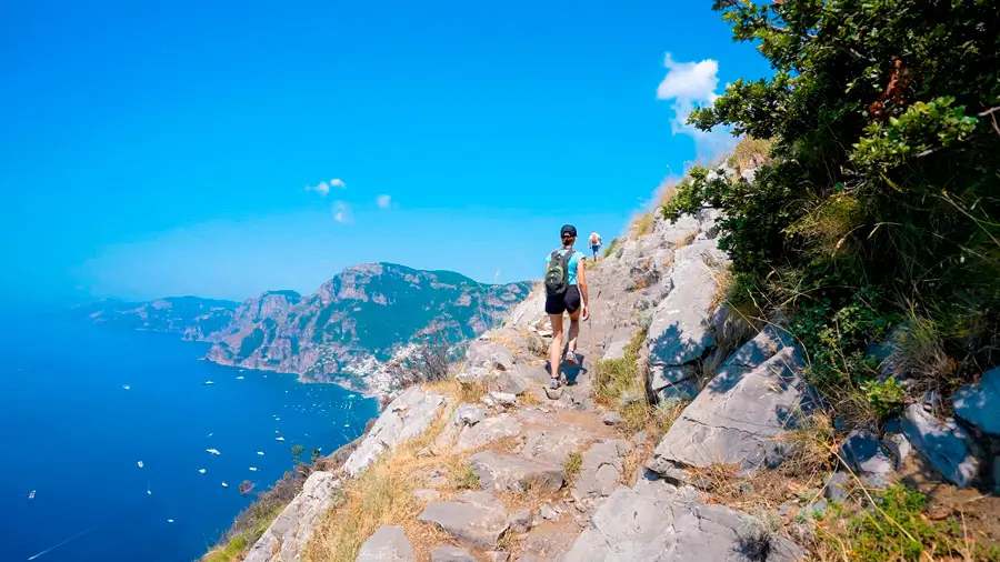 El Sendero de los Dioses en la Costa Amalfitana