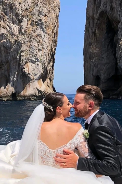 Boda en Capri